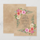 Search for kraft paper birthday invitations Flowers