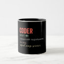 Search for coder coffee mugs Definition