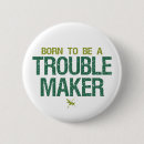 Search for trouble badges Humour