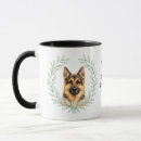 Search for german shepherd mugs Watercolor