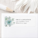 Search for teal floral return address labels Flowers