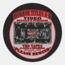Search for black white halloween stickers Vintage