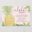 Search for pink pineapple invitations Hawaiian luau