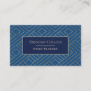 Search for blue and gold business cards Stylish
