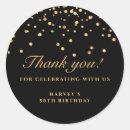 Search for gold confetti stickers Black and gold