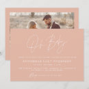 Search for blush pink baby shower invitations Minimal