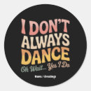 Search for funny dancing stickers Ballet
