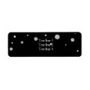 Search for black and silver glitter return address labels Elegant