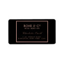 Search for rose frame return address labels Pink