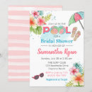 Search for pool bridal shower invitations Poolside bridal brunch