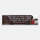 Search for rosary bumper stickers Christian