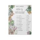 Search for animal baby shower games Jungle