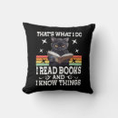 Search for cat reading book cushions Librarian