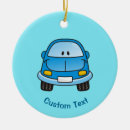Search for blue car christmas tree decorations Automobile