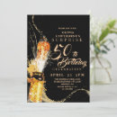 Search for champagne 50th birthday invitations Modern