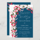 Search for bougainvillea wedding invitations Blue