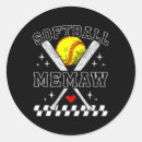 Search for softball player stickers Pitcher