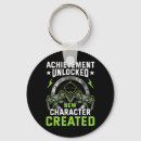 Search for geek fantasy round key rings Nerd
