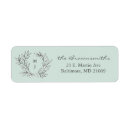 Search for minted return address labels Elegant