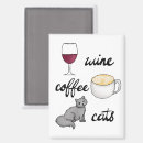 Search for funny cat magnets Wine