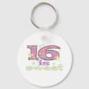 Search for happy 16th birthday key rings Sixteenth