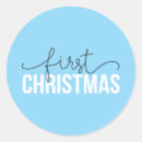 Search for elegant lettering stickers Blue