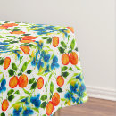 Search for orange and blue tablecloths Flowers