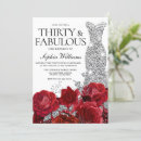 Search for silver 30th birthday invitations Roses