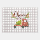 Search for truck christmas wrapping paper Plaid