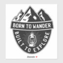 Search for wander bumper stickers Camping