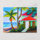 Search for green trees postcards Watercolor