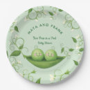 Search for two peas in a pod paper plates Twins