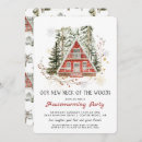 Search for wood christmas invitations Housewarming