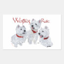 Search for terrier rectangle stickers Animals