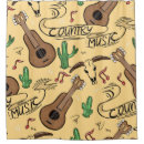 Search for guitar shower curtains Country