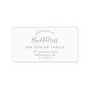 Search for at home return address labels For her