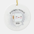 Search for roll of toilet paper christmas tree decorations Covid