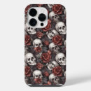 Search for goth skull iphone cases Rose