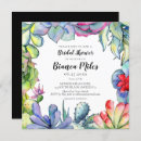 Search for cacti bridal shower invitations Succulent