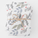 Search for holly christmas wrapping paper Botanical