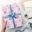Search for pink gingham wrapping paper Easter