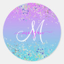 Search for unicorn monogram stickers Back to school
