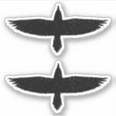 Search for flying raven stickers Bird