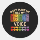 Search for me and daddy stickers Funny