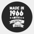 Search for made in 1966 stickers Anniversary