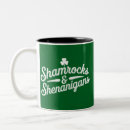 Search for shamrock mugs Leprechaun