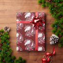 Search for holly berry wrapping paper Santa