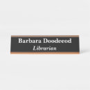 Search for librarian name plates Books