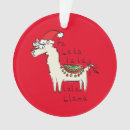 Search for funny llama christmas tree decorations Kids