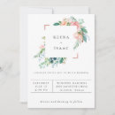 Search for rose petals invitations Watercolor
